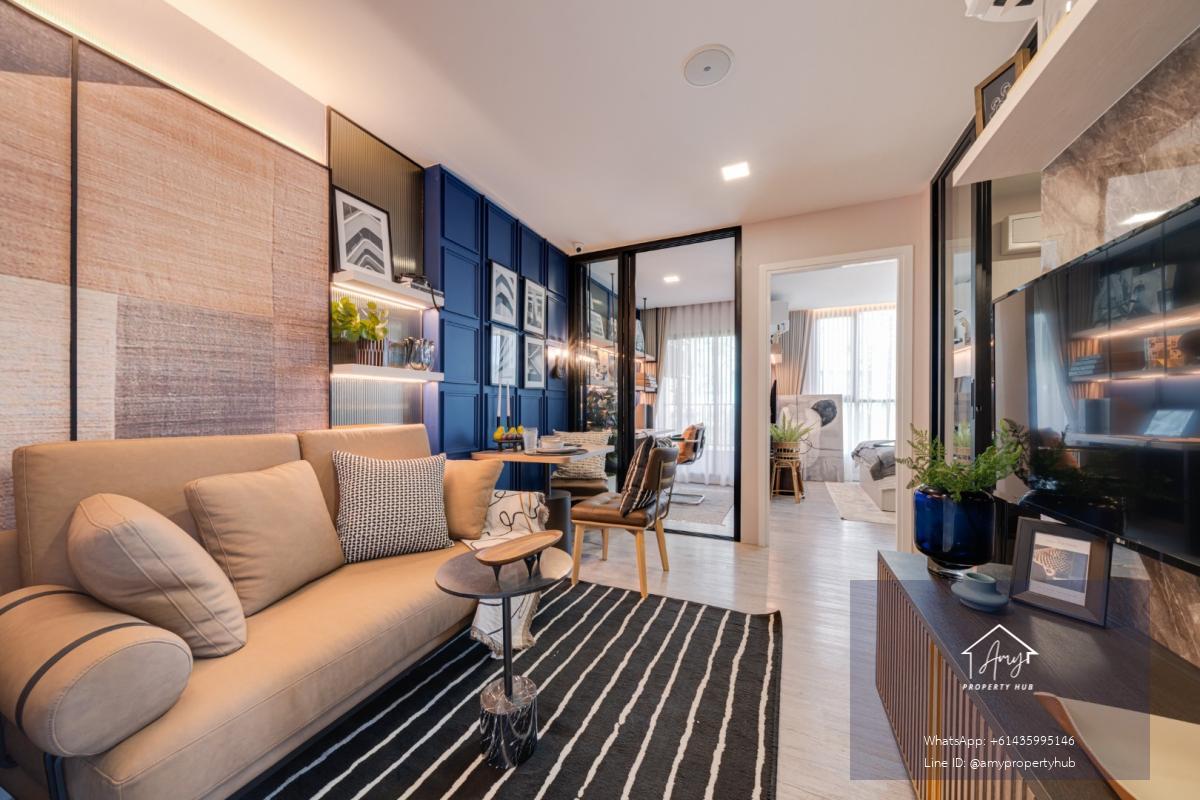 Atmoz Portrait Srisamarn | 1 Bedroom Plus 31.20–34.00 ตร.ม. | ห้องกว้าง ฟังก์ชันครบ เหมาะอยู่เอง เฟอร์ครบพร้อมเข้าอยู่ ใกล้ทางด่วนศรีสมาน เริ่มเพียง 2.79 ล้านบาท!