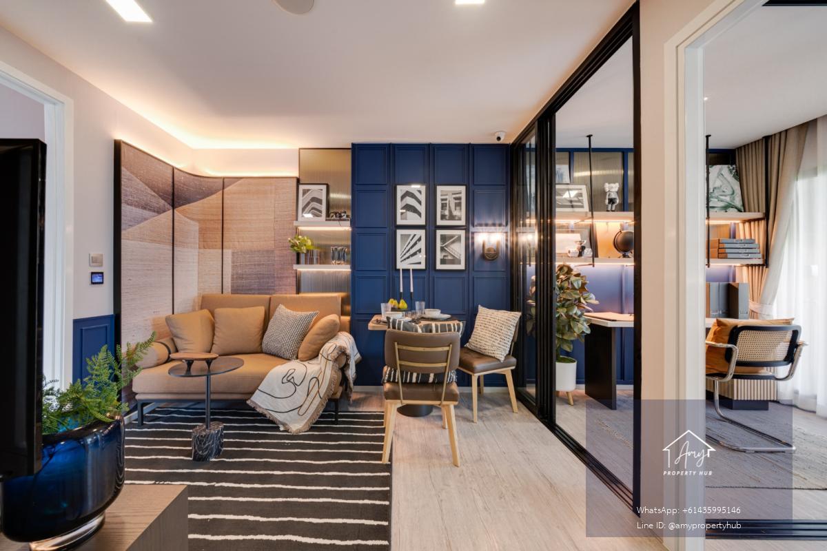 Atmoz Portrait Srisamarn | 1 Bedroom Plus 31.20–34.00 ตร.ม. | ห้องกว้าง ฟังก์ชันครบ เหมาะอยู่เอง เฟอร์ครบพร้อมเข้าอยู่ ใกล้ทางด่วนศรีสมาน เริ่มเพียง 2.79 ล้านบาท!