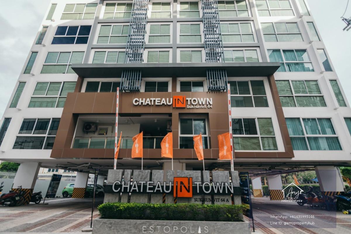 ขายคอนโด Chateau In Town Sukhumvit 64 Sky Moon ใกล้ BTS ปุณณวิถี 3 ห้องนอน 58 ตร.ม.