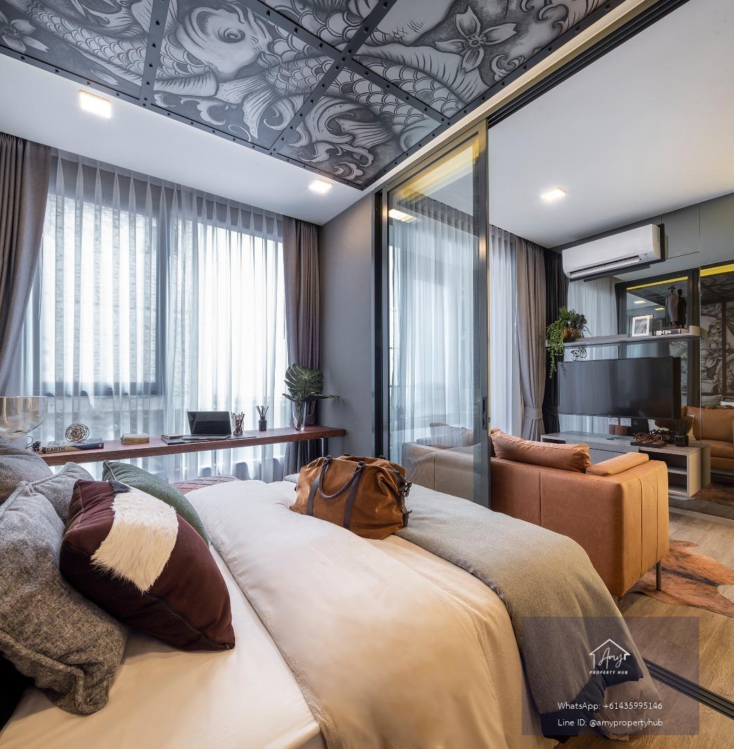Modiz Rhyme Ramkhamhaeng | 1 Bedroom Extra 29.92 ตร.ม. | Fully Furnished พร้อมเข้าอยู่ ใกล้ MRT รามคำแหง เริ่มเพียง ~3 ล้านบาท