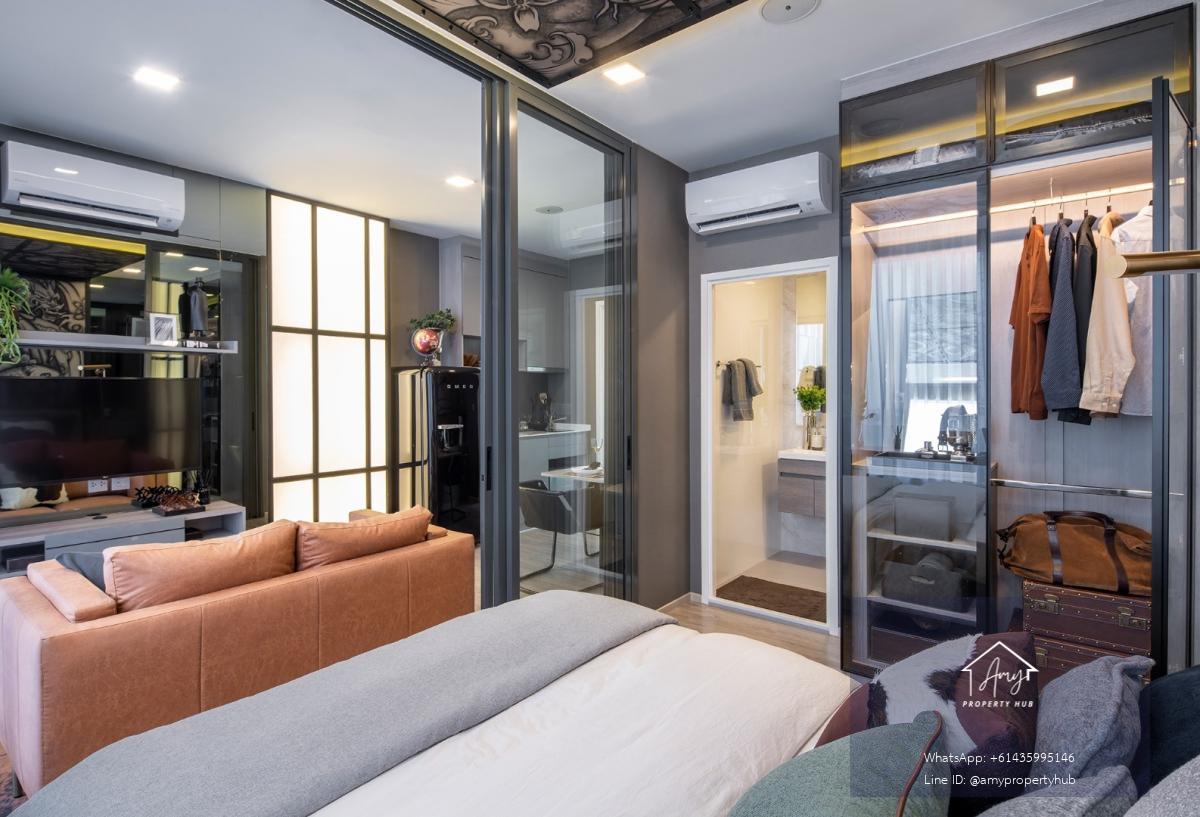 Modiz Rhyme Ramkhamhaeng | 1 Bedroom Extra 29.92 ตร.ม. | Fully Furnished พร้อมเข้าอยู่ ใกล้ MRT รามคำแหง เริ่มเพียง ~3 ล้านบาท