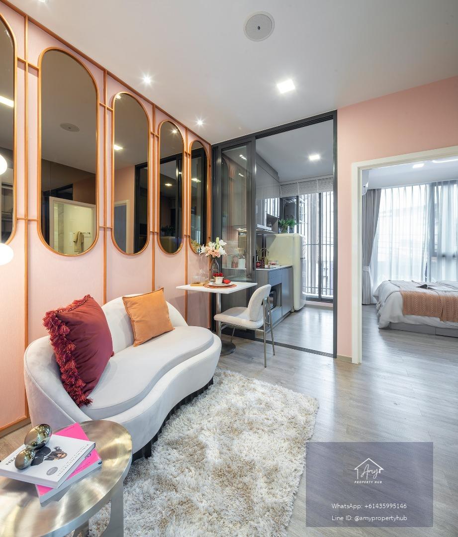 1 Bedroom Exclusive @ Modiz Rhyme Ramkhamhaeng | ห้องดีไซน์พรีเมียม ขนาด 25–26 ตร.ม. พร้อมเฟอร์ครบ วิวสวยทุกมุมมอง